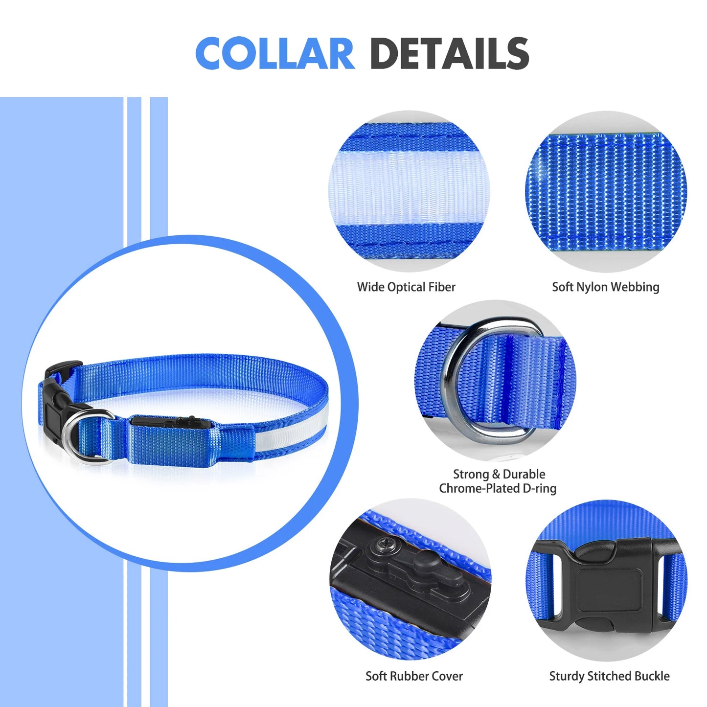Luminous Waterproof Dog Collar