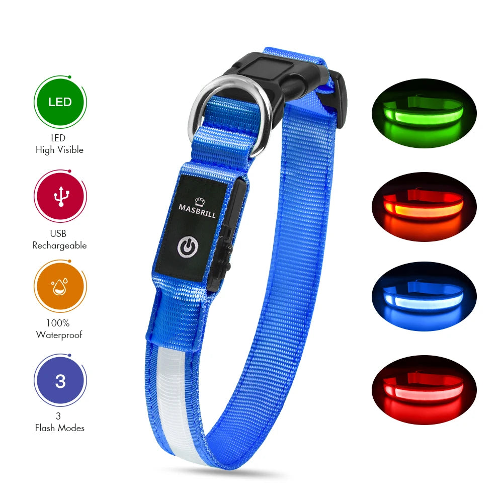 Luminous Waterproof Dog Collar