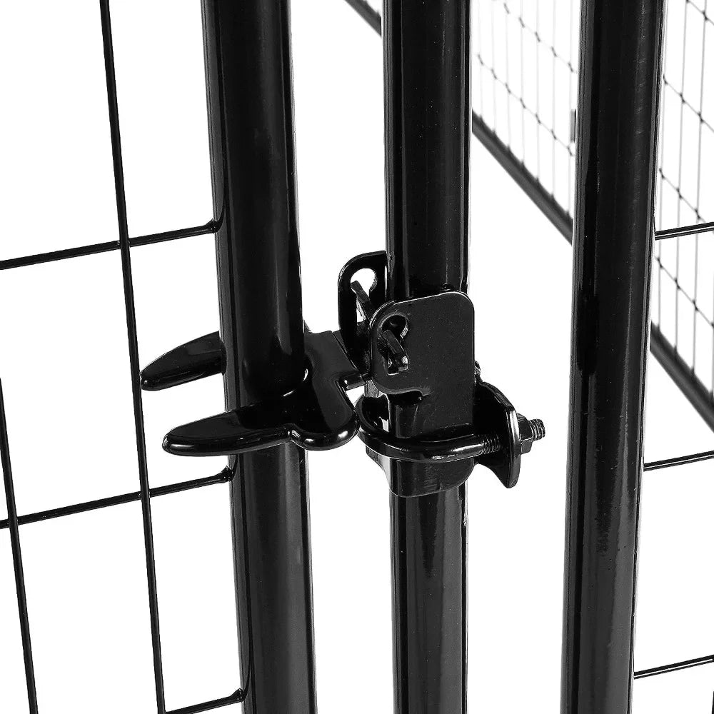 Large Outdoor Black Pet Welded Rectangular Wire Crate