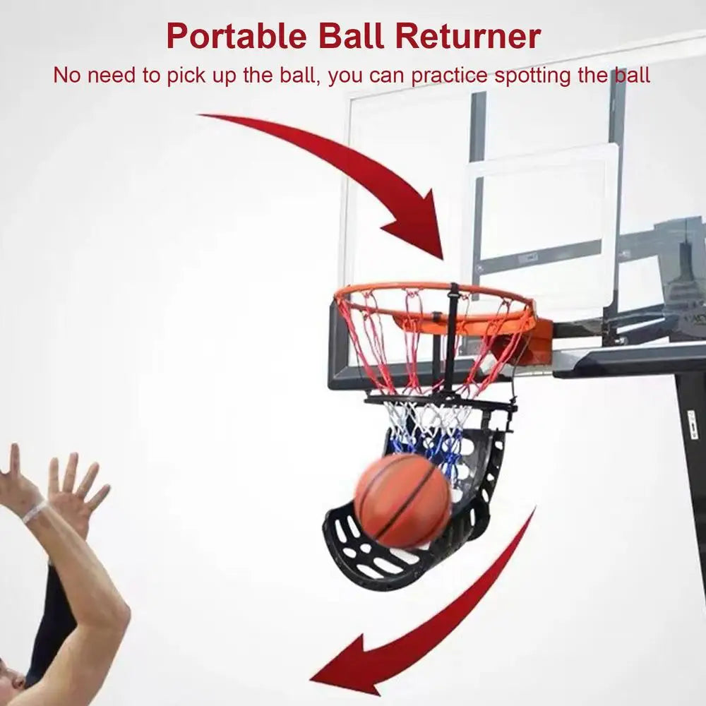 Sturdy Ball Return Hoop Attachment System