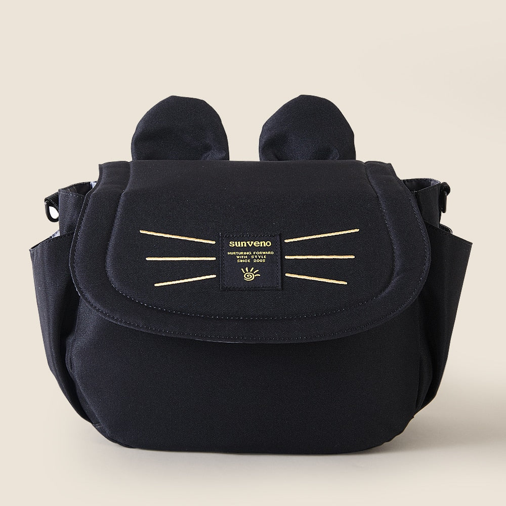 Cat Diaper Bag Large Capacity Universal Stroller Organizer