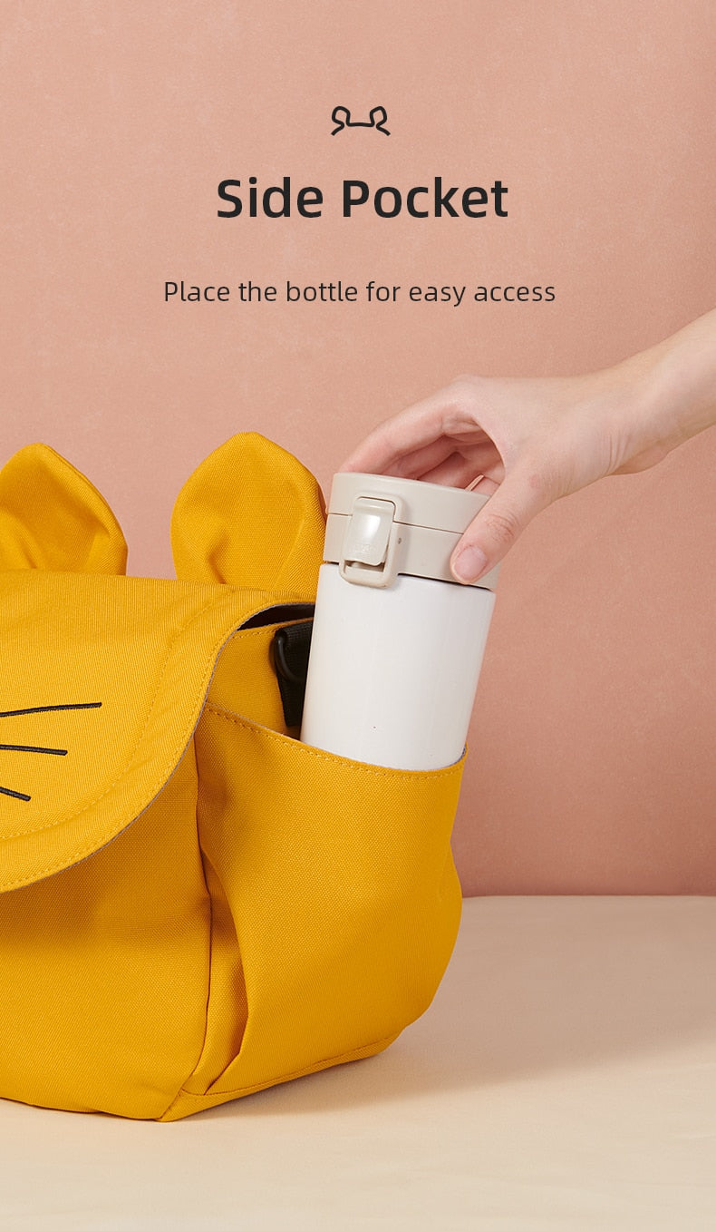 Cat Diaper Bag Large Capacity Universal Stroller Organizer