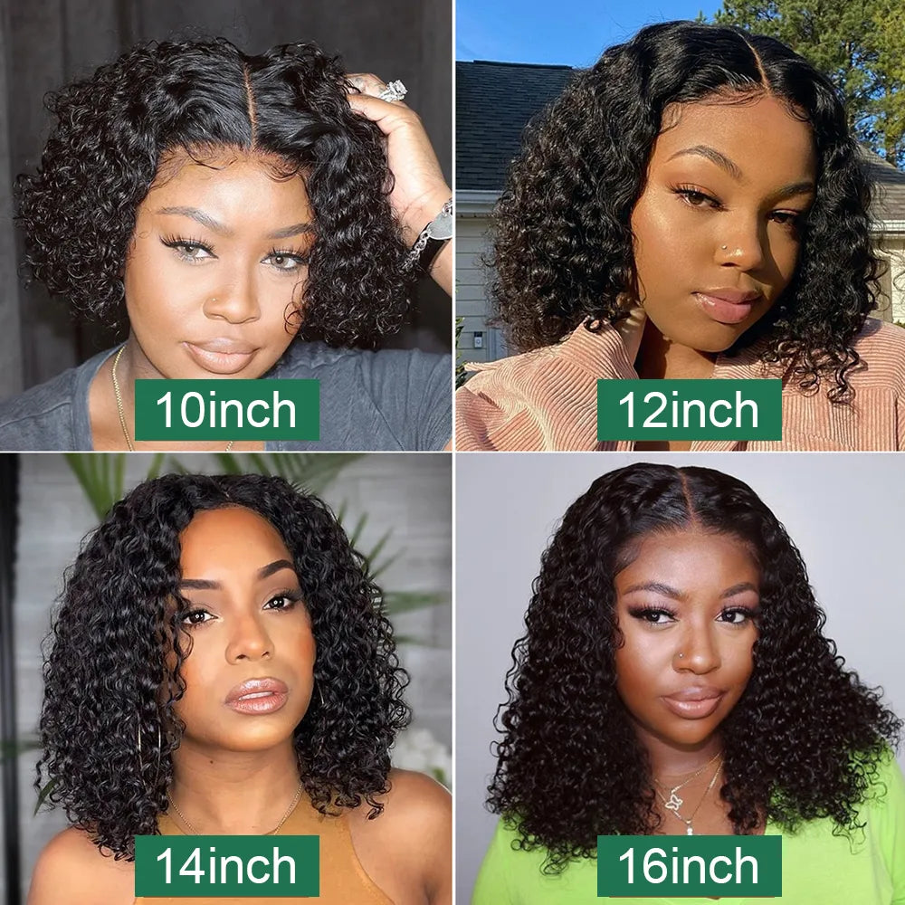 Short Bob Lace Frontal Human Hair Wigs
