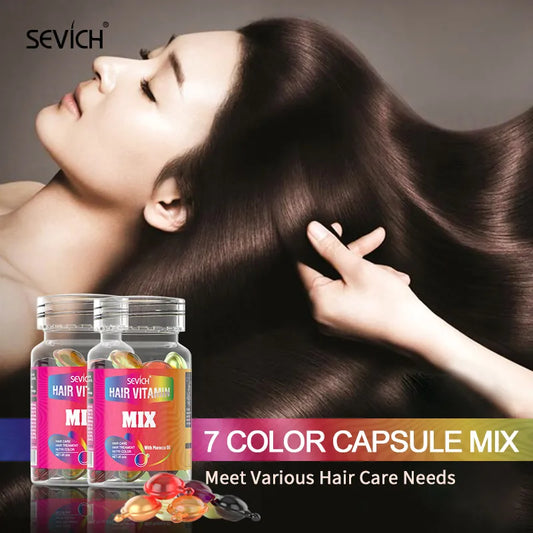 Vitamin Capsule 30pcs/bottle Keratin Damaged Hair Repair