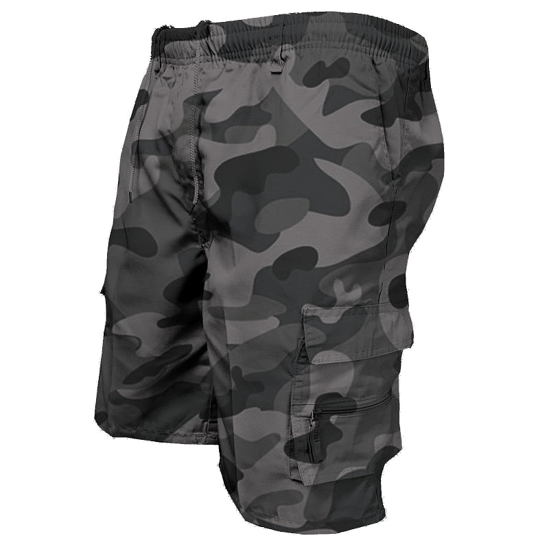 Men's Military Cargo Shorts, Casual Big Pocket Cargo