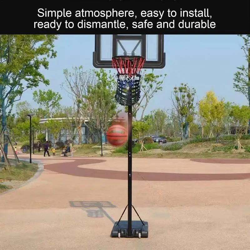 Sturdy Ball Return Hoop Attachment System