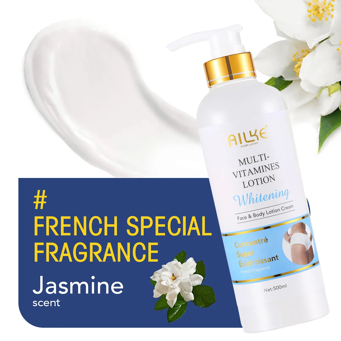 Multi-Vitamin Body Lotion, With Vitamins A,E,B3,B5, Even Skin Tone