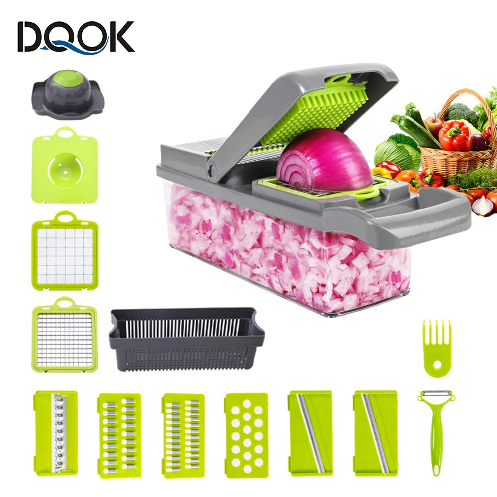 Multifunctional Vegetable - Fruit Slicer, Potato Peeler, Carrot Grater