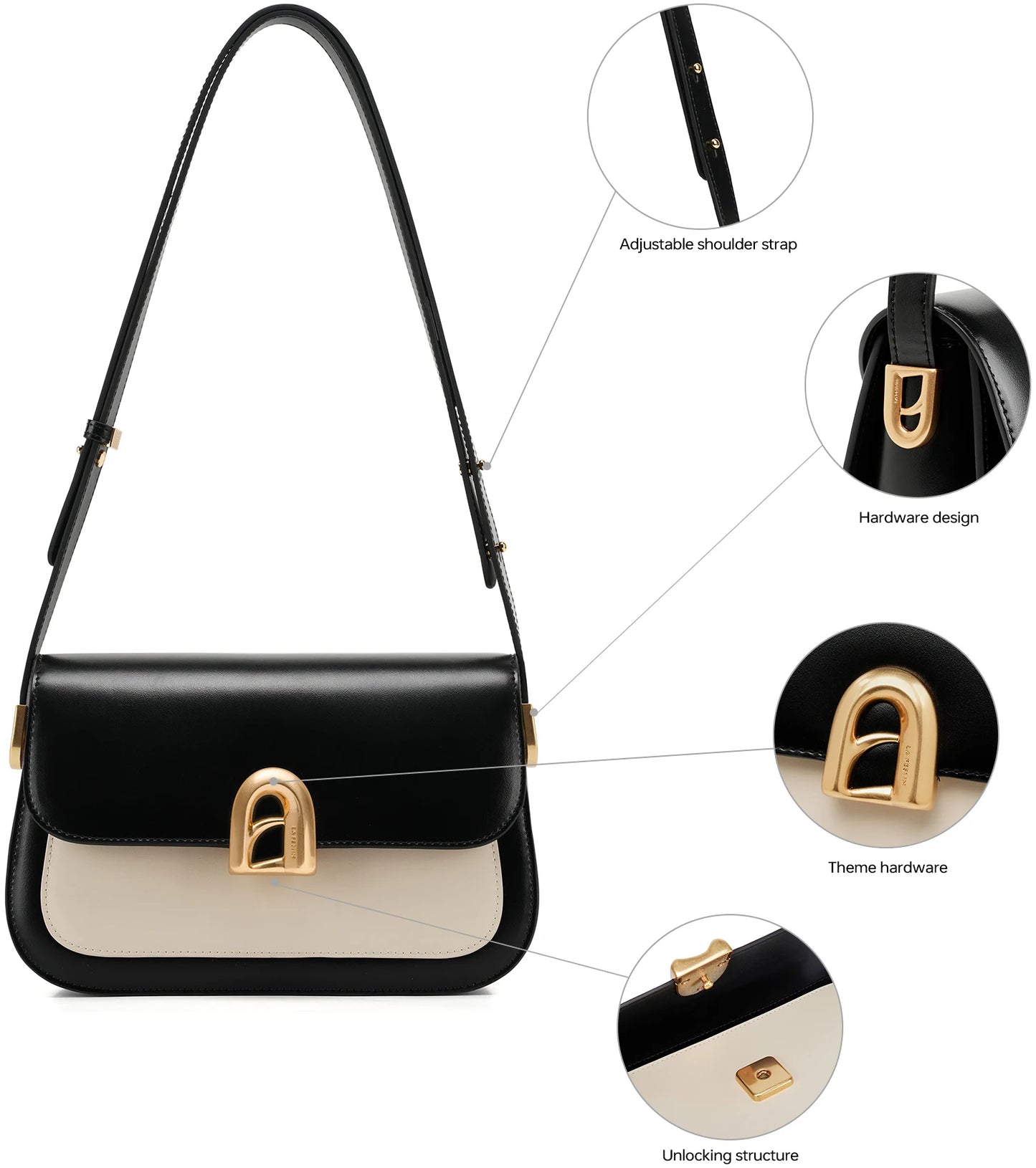 Leather Crossbody Fashion Bag