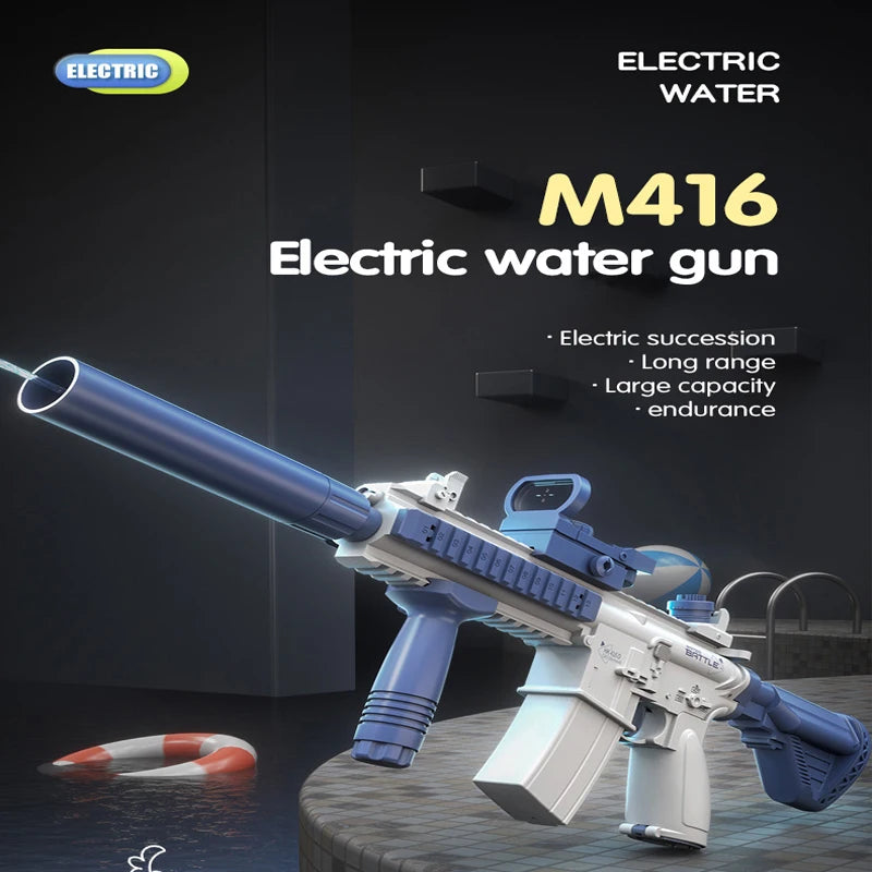 Electric Water Gun Pistol For Summer Beach Fun