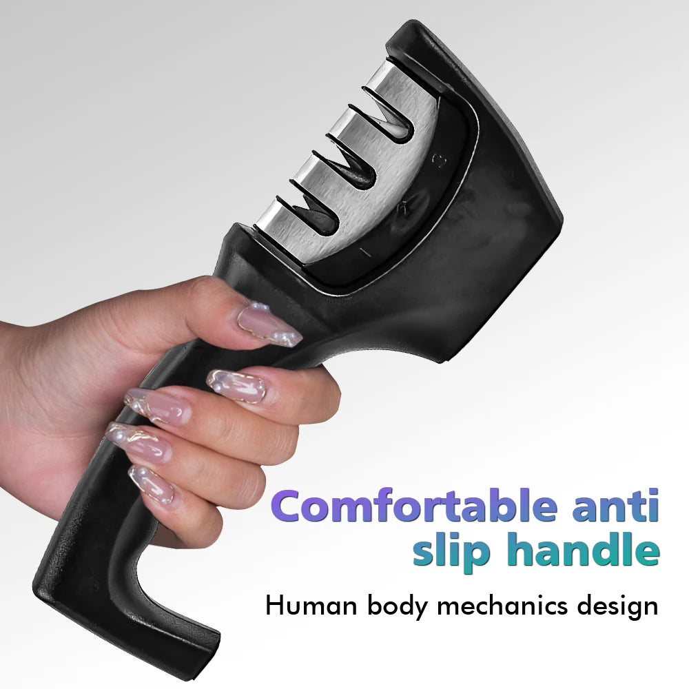 Handheld Multi-function 3 Stages Knife Sharpener