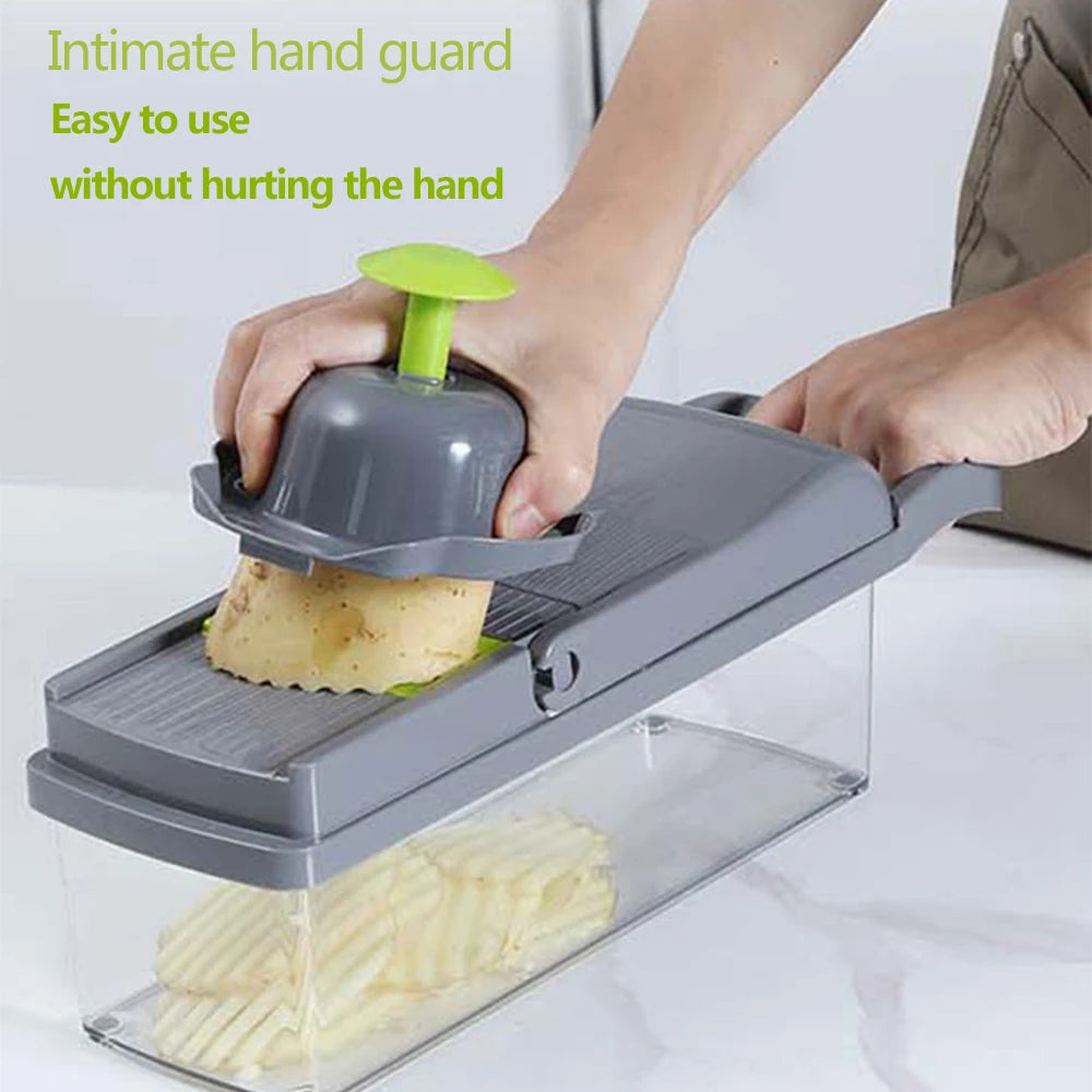 Multifunctional Vegetable - Fruit Slicer, Potato Peeler, Carrot Grater