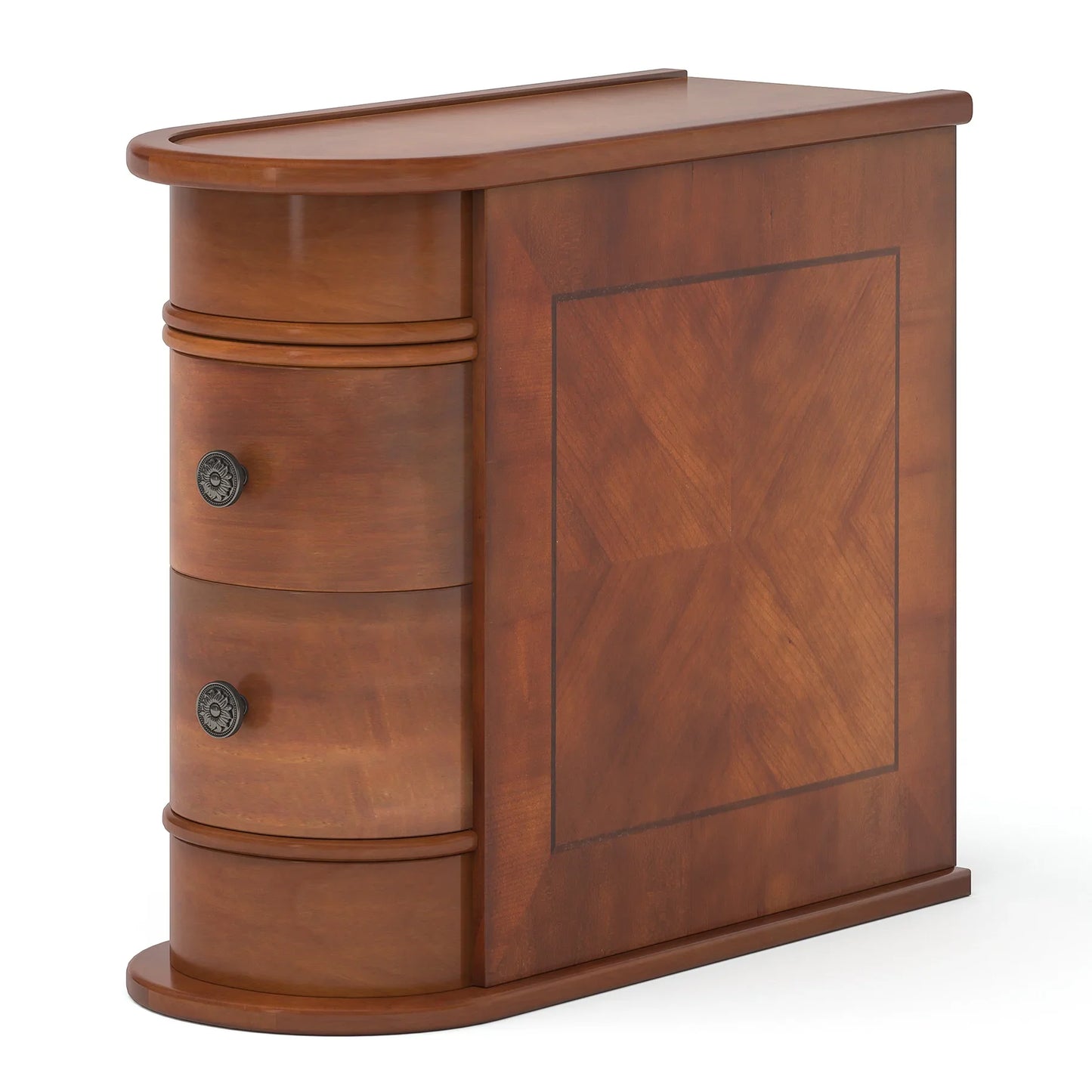 Solid Wood Narrow End Table