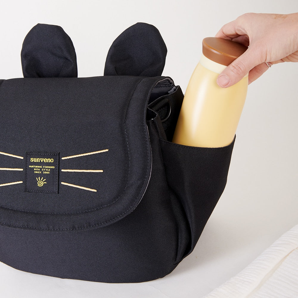 Cat Diaper Bag Large Capacity Universal Stroller Organizer