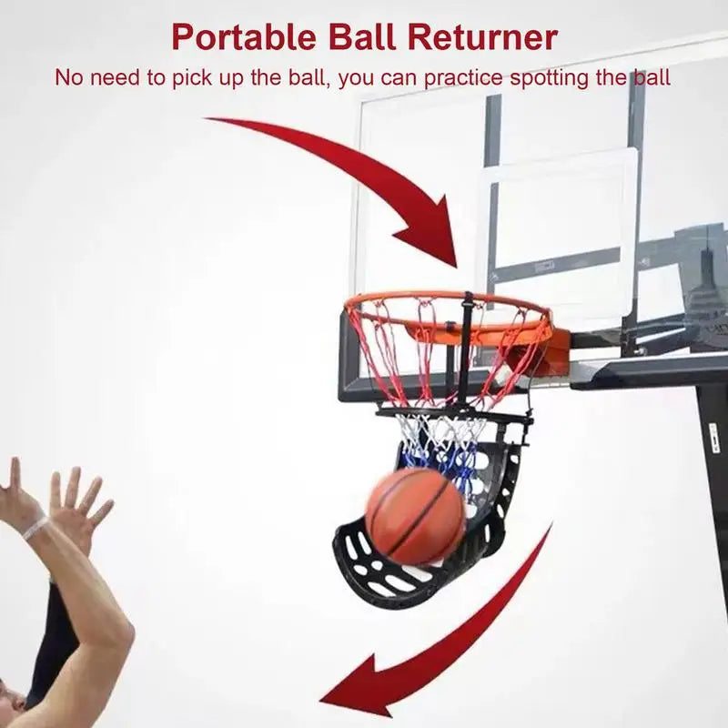 Sturdy Ball Return Hoop Attachment System