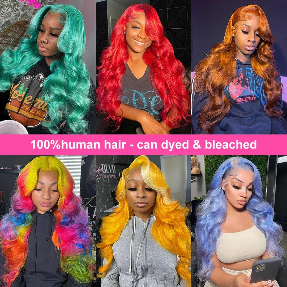 613 Blonde Body Wave Lace Frontal Glueless Wigs