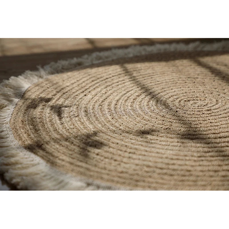 45cm Round Hand-woven Sand Scraping Door Entrance Mat