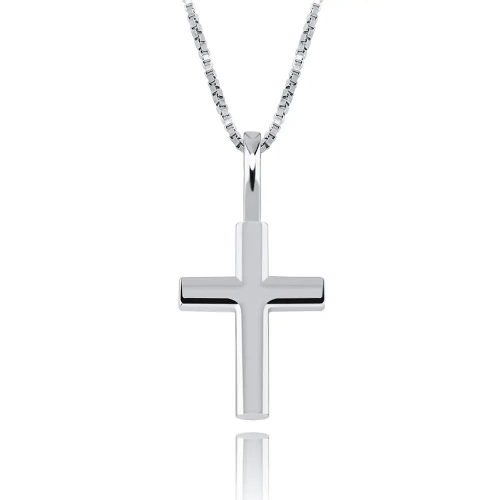 925 Sterling Silver, Ice Zircon Cross Pendant, Fashion Jewelry