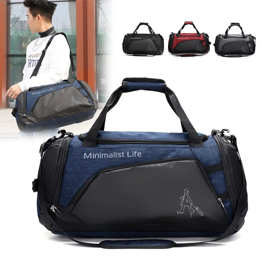 Large Capacity Sports Bag with Shoe Compartment