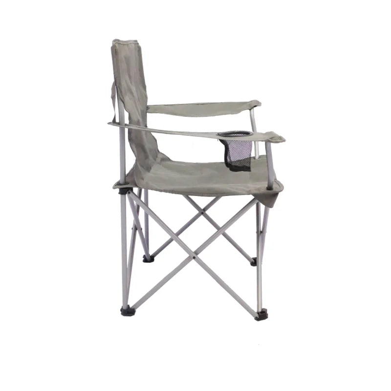 Classic Folding Camp Chairs, with Mesh Cup Holder