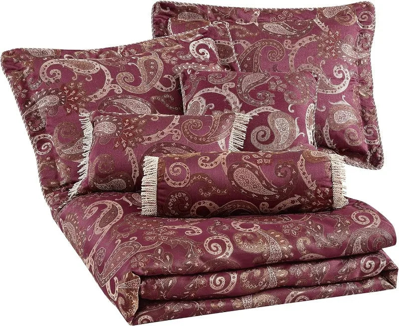 7-Piece Jacquard Comforter Set