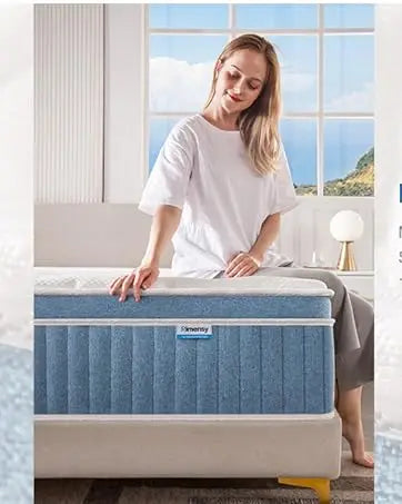 Hybrid Mattress in a Box With Gel Foam