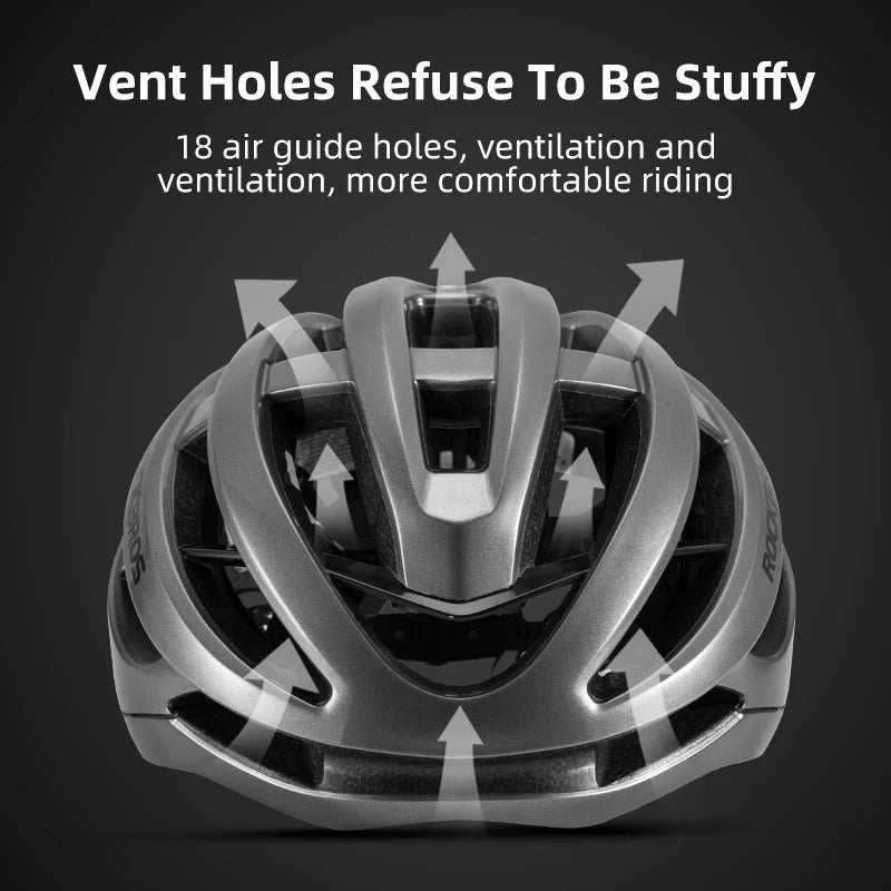 Breathable Ultralight Integrally-Molded Unisex Shockproof Adjustable Bike Helmet