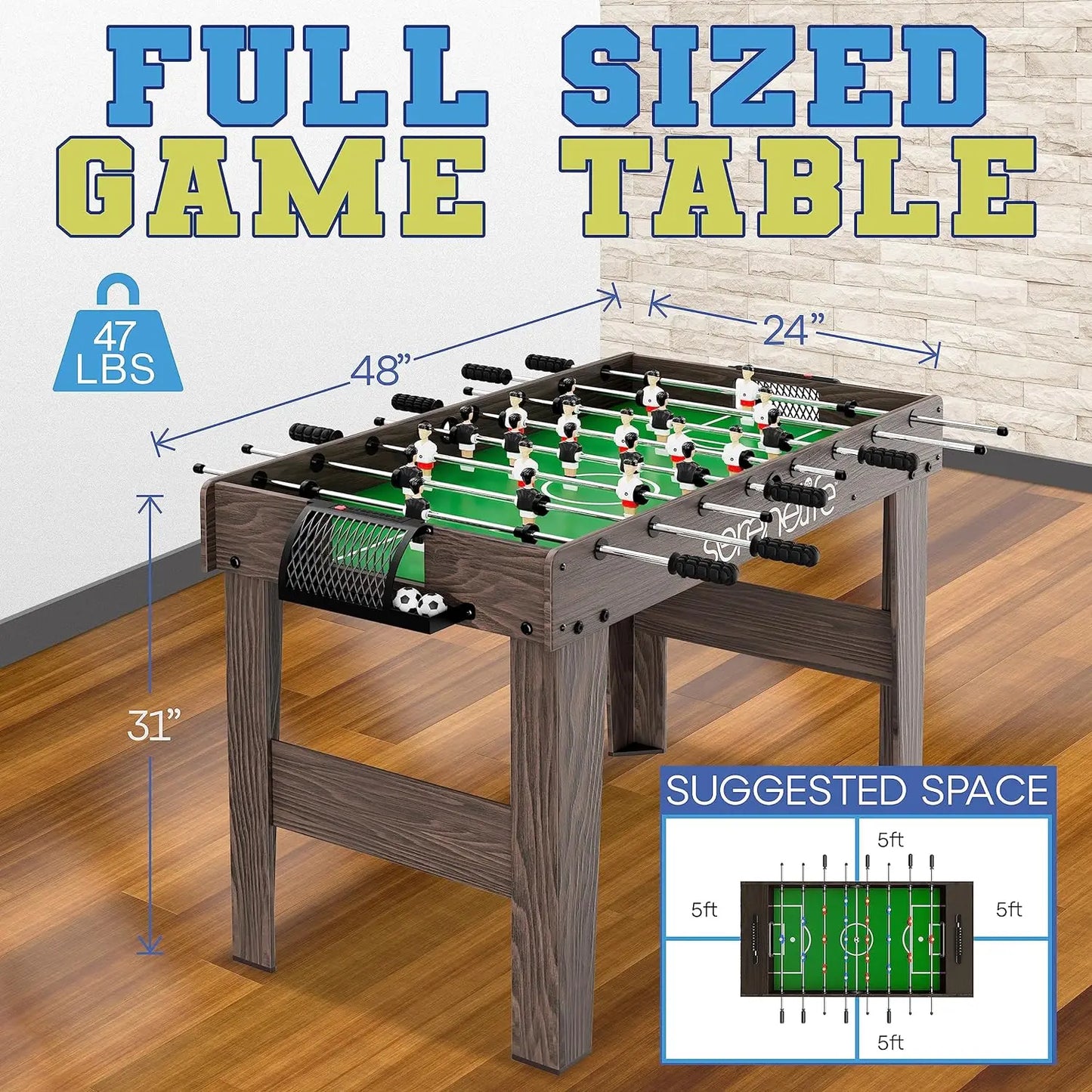 Full Size Foosball Table
