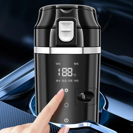 Electric Kettle Car Heating Cup With Temperature Control