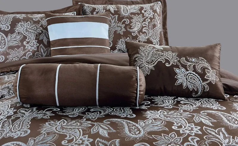 7-Piece Jacquard Comforter Set