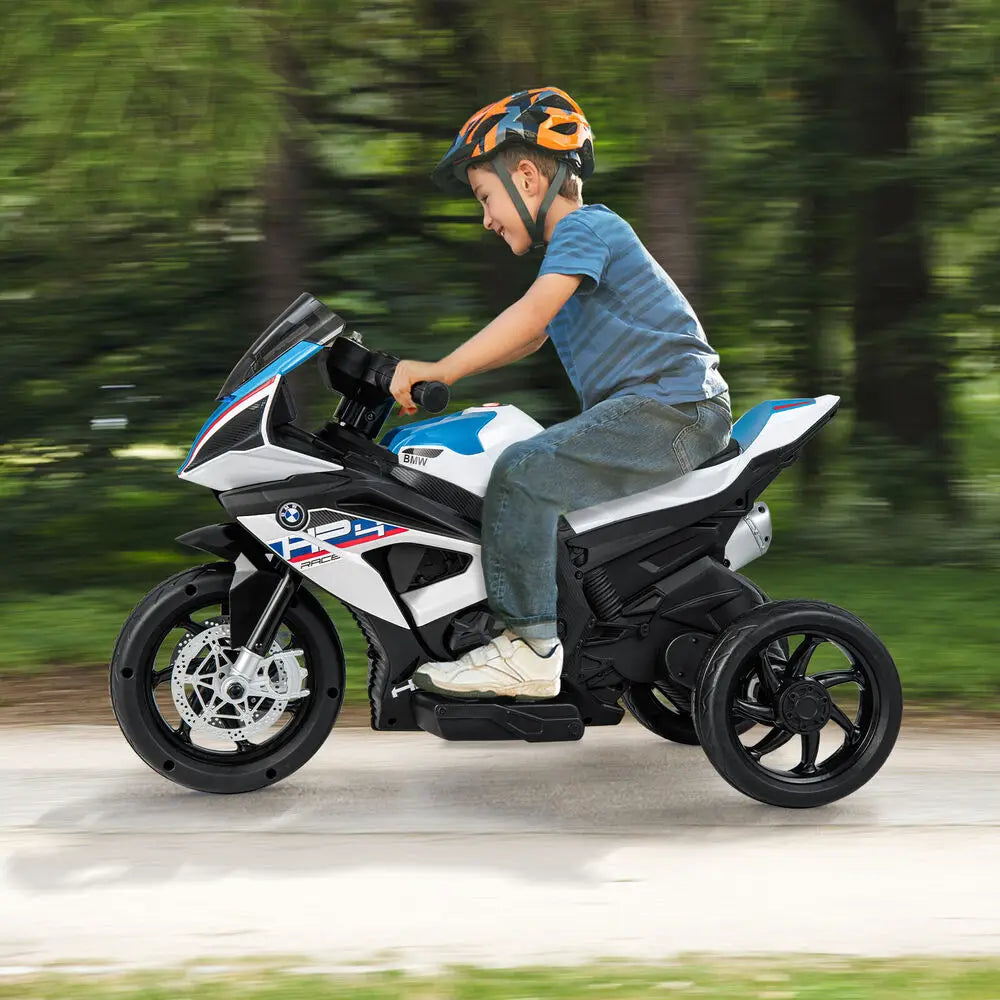 12V Motorcycle w/LED Headlights & Non-Slip Wheels