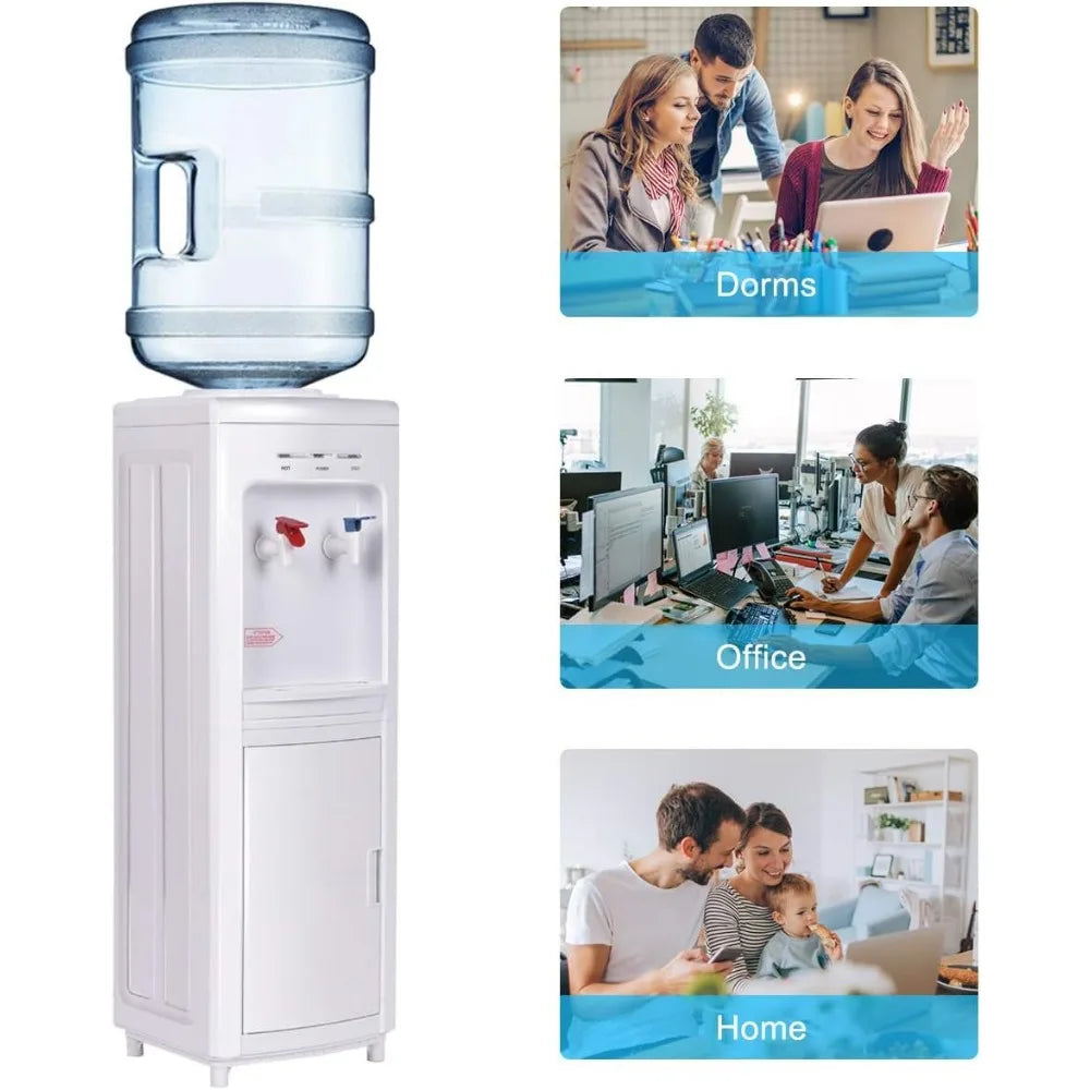 Dispenser with Adjustable Temperature, Cold and Hot Water