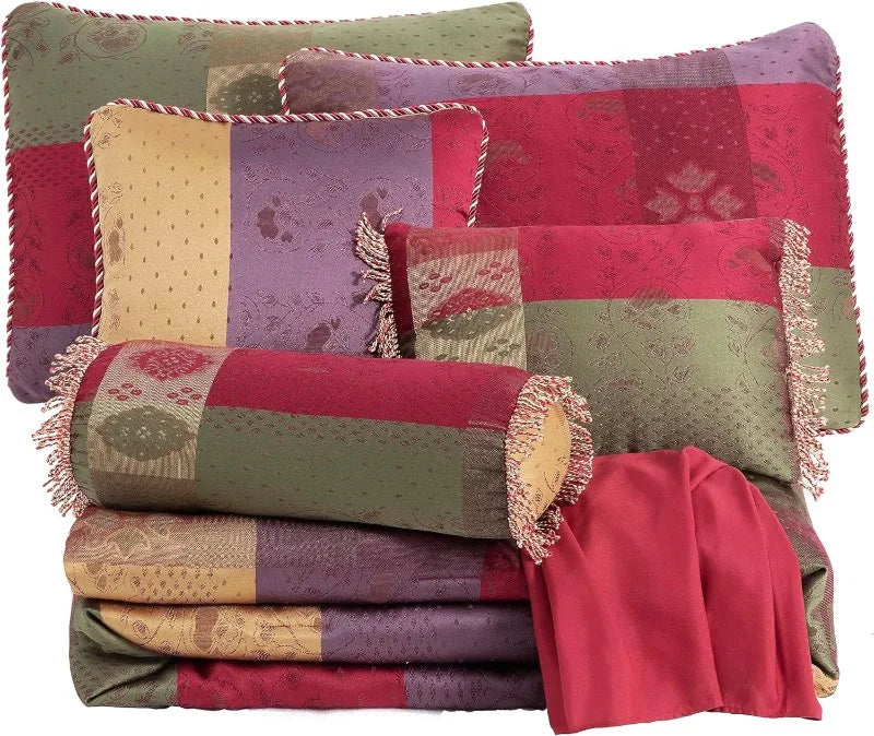 7-Piece Jacquard Comforter Set