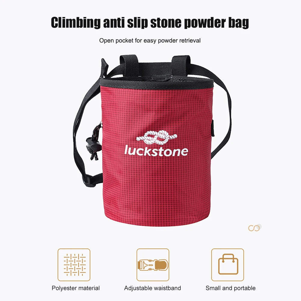 Climbing magnesium bag Rock Climbing Bag Adjustable Waist Belt Nonslip Chalk Bag Bouldering Gymnastics Weightlifting Pouch