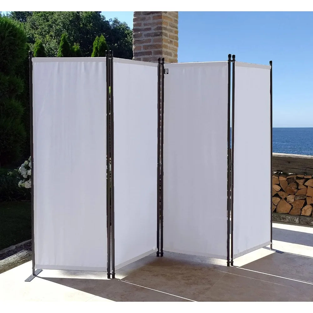 4-Panel Folding Privacy Screen and Portable Room Partition