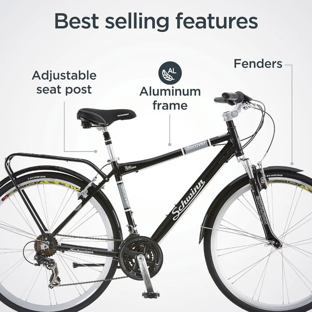 Discover Hybrid Bike, 21 Speed, 28-Inch Wheels