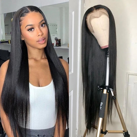 Lace Front Glueless 100% Human Hair Wig