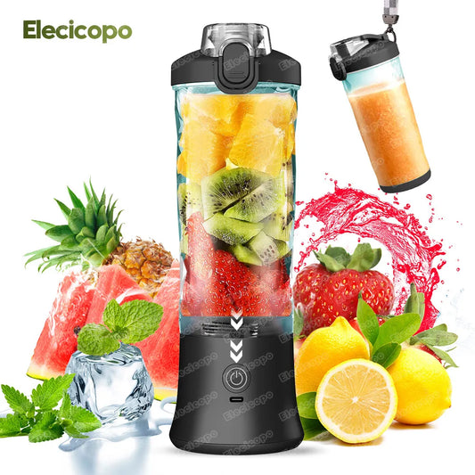 240W Portable smoothie blender USB rechargeable, BPA Free