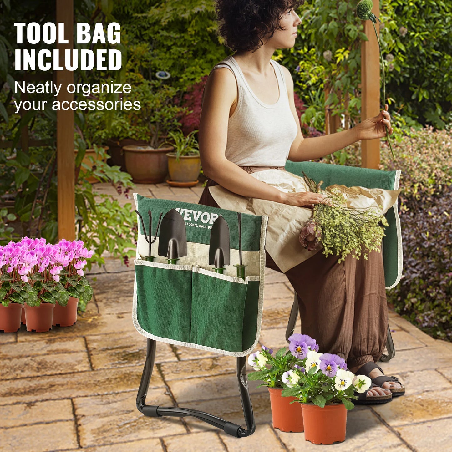 Portable Garden Kneeler and Bench