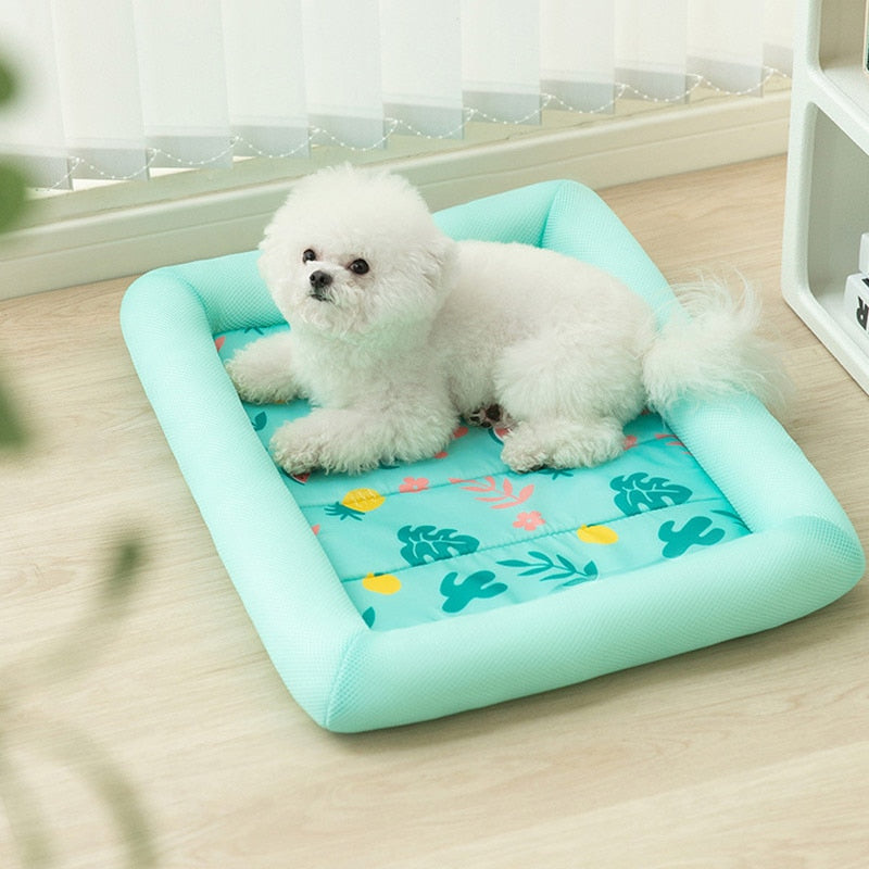 S-XL Summer Cooling Pet Mat with Ice Pad.