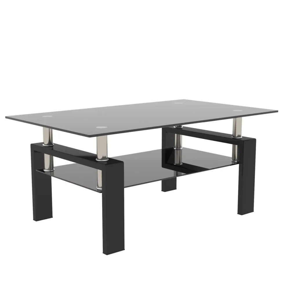 Rectangle Tempered Glass Coffee/End Table