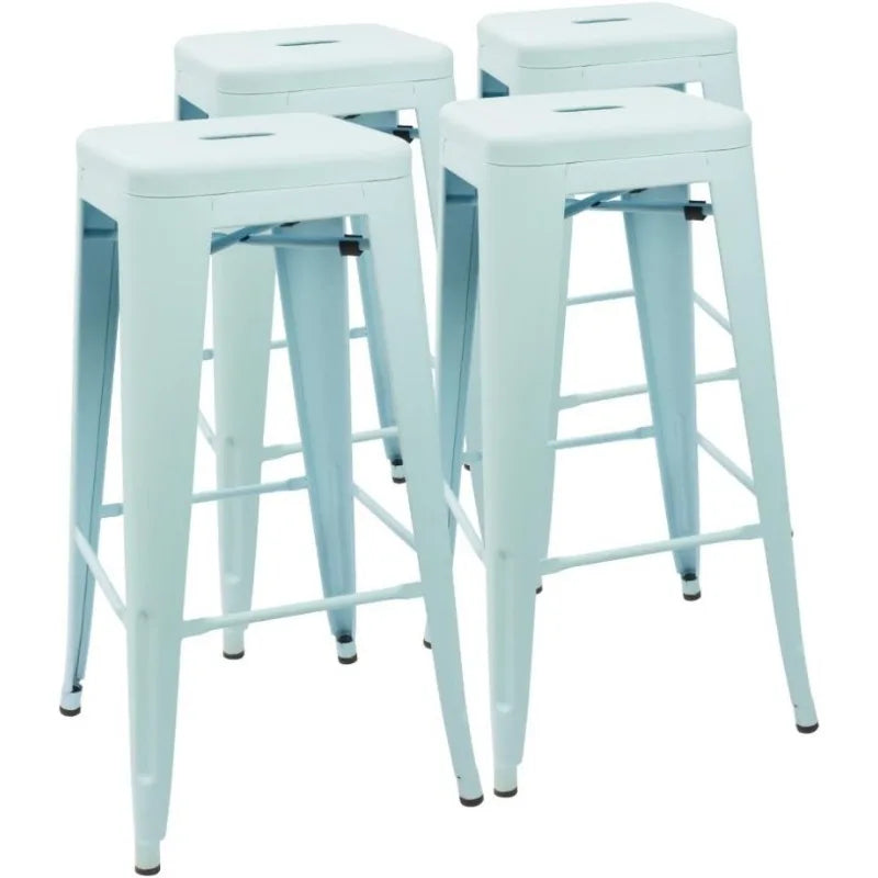 30" Stackable Industrial Style Counter Height Bar Stools