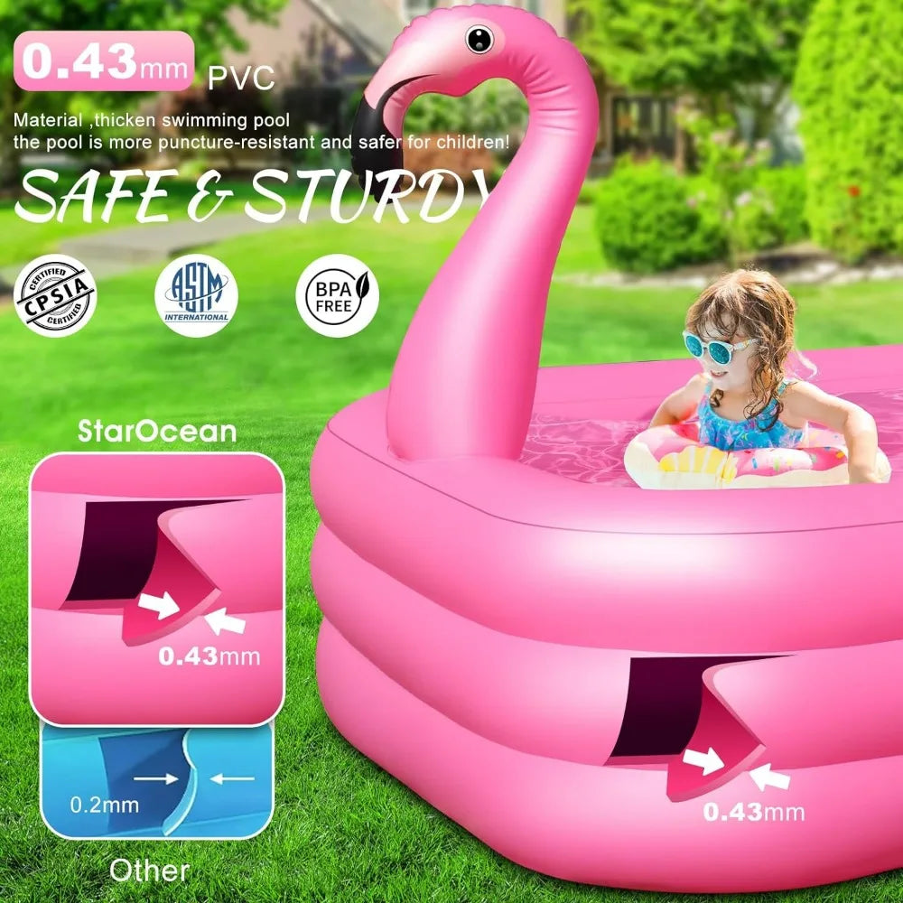 Large Inflatable Solar Swimming Pool for Kids