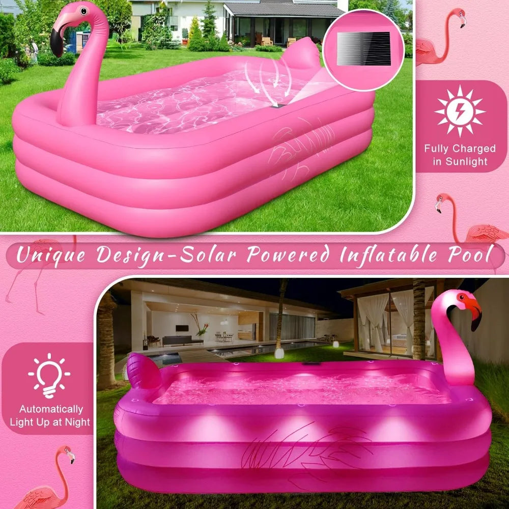 Large Inflatable Solar Swimming Pool for Kids