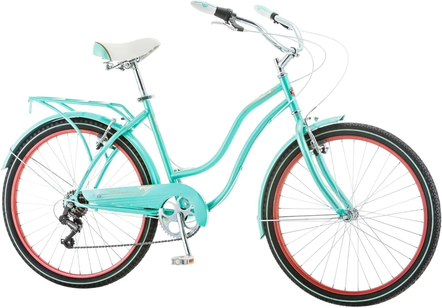 Adult Beach Cruiser Bike, 18-Inch Step-Through