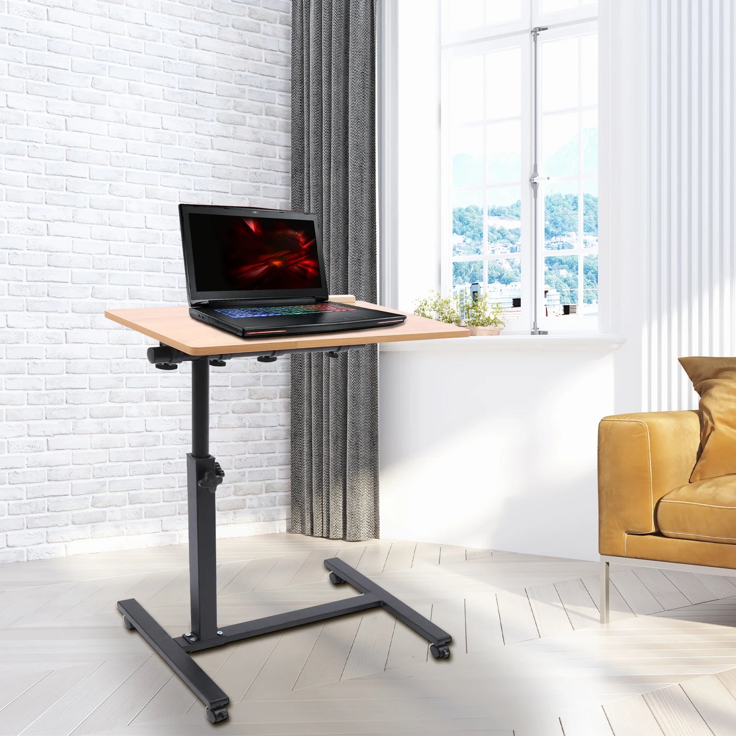 Portable Computer Desk.  Table Height Adjustable,  Bed Tray