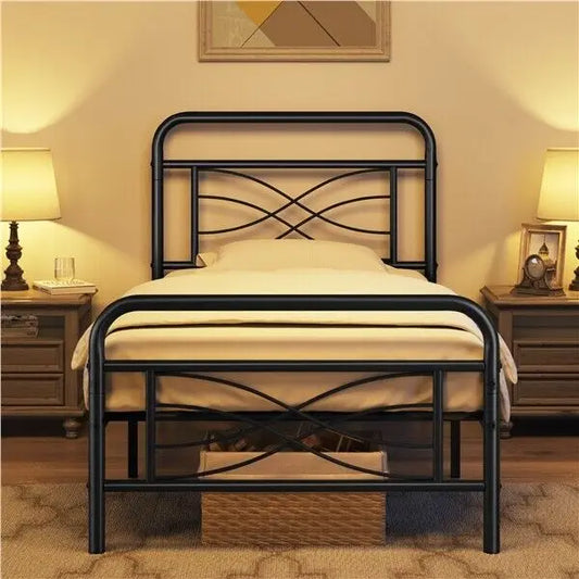Twin/Full/Queen Size Metal Platform Bed Frame