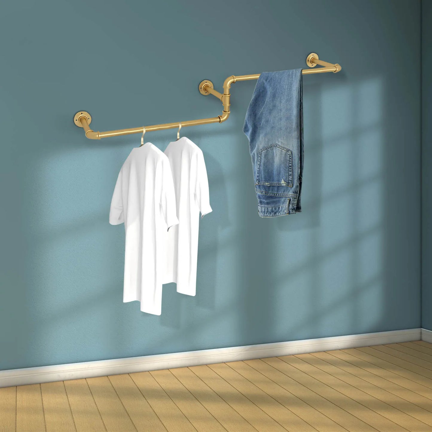 Multi-purpose Wall Mounted Clothes Rack