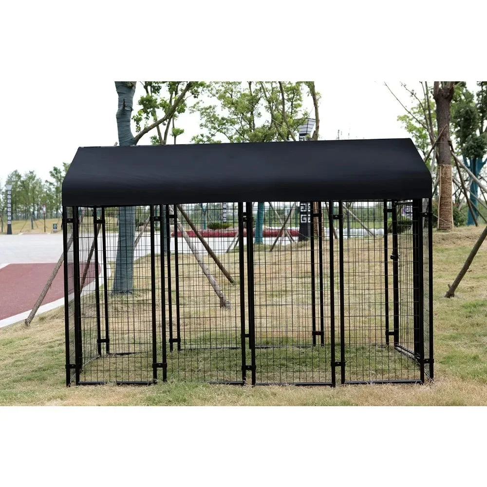 Large Outdoor Black Pet Welded Rectangular Wire Crate
