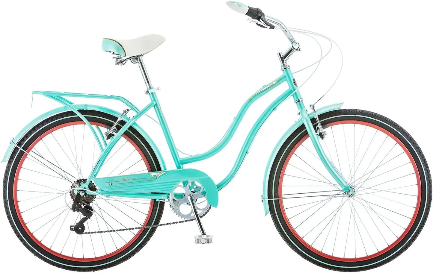 Adult Beach Cruiser Bike, 18-Inch Step-Through